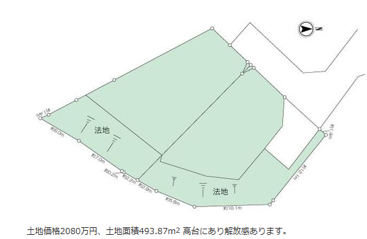 衣笠平面図